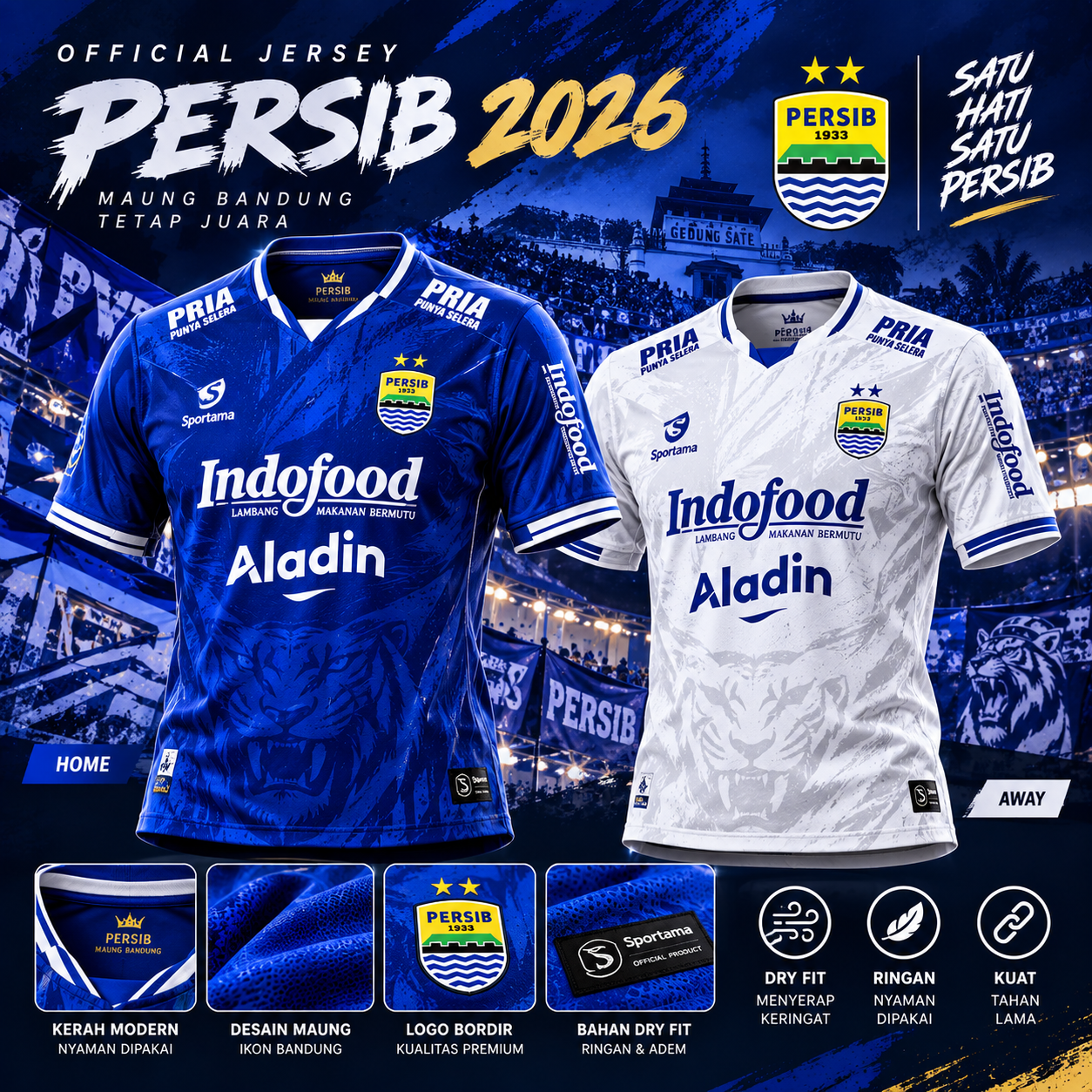 Jersey Persib Home 2025