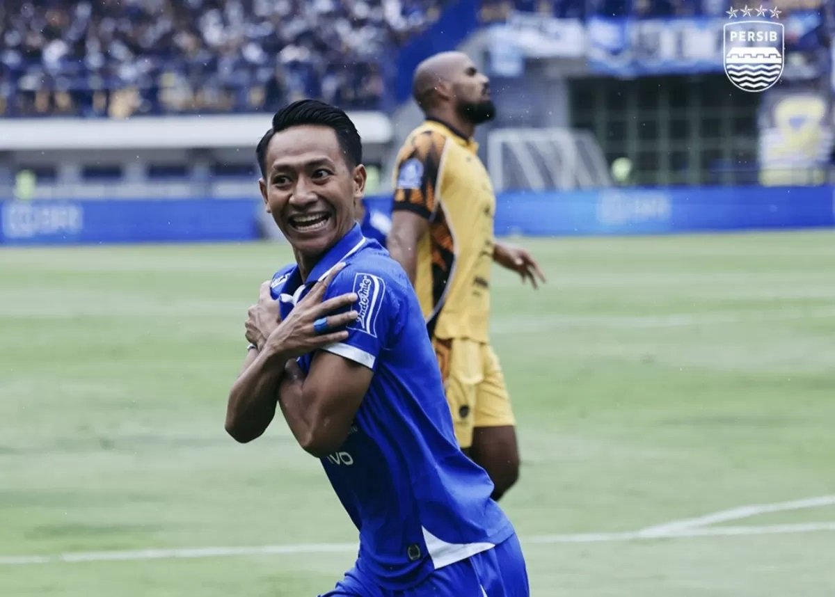 Selebrasi Sang pencetak gool